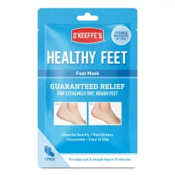 O’Keeffe’s Healthy Feet hidratáló lábmaszk száraz és repedezett bőrre, 1 pár – intenzív hidratálás, gyors felszívódás, látható eredmény