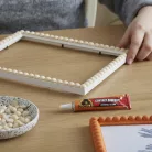 Gorilla kontakt ragasztó 20ml ragasztó használata kézműves keret díszítéséhez – erős, átlátszó, rugalmas ragasztás fa és dekorációs elemekhez