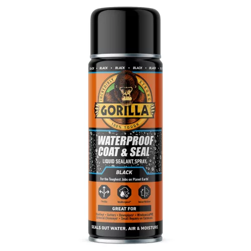 Gorilla Coat & Seal vízálló bevonat és tömítő spray fekete 450 ml kiszerelés
