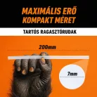 Gorilla Hot Glue Sticks ragasztórúd ragasztópisztolyhoz 7 mm × 200 mm – méret szemléltetés