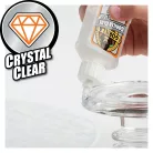 Gorilla Glue Clear kristálytiszta ragasztás átlátszó kötés üveg felületen