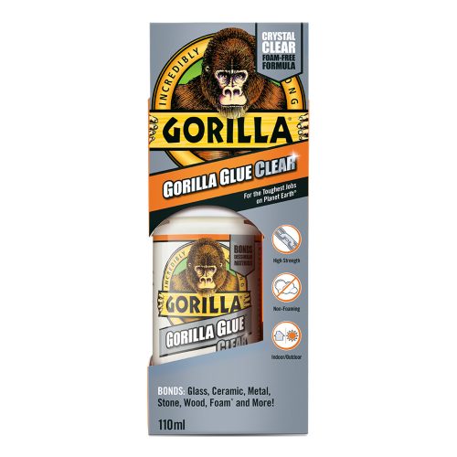 Gorilla Glue Clear kristálytiszta univerzális ragasztó csomagolás 110ml