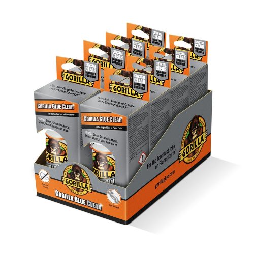 Gorilla Glue Clear kristálytiszta univerzális ragasztó gyűjtő display
