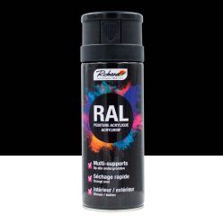   RICHARD Oldószeres AKRIL FESTÉK SPRAY RAL9005 Fényes Mélyfekete