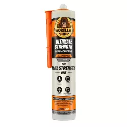 Gorilla Grab Crystal Clear kristálytiszta építési ragasztó 270 ml – új csomagolás