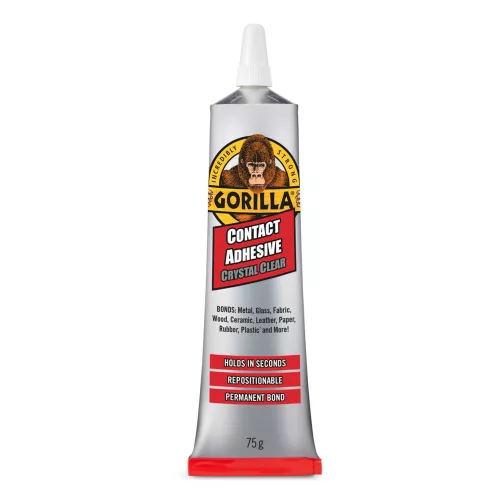 Gorilla Contact Adhesive Clear ragasztó tubus – kristálytiszta, átlátszó ragasztó tubusban