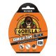 Gorilla Tape Black 11 m x 48 mm ragasztószalag csomagolása – fekete, kültéri használatra