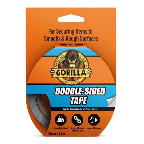 Gorilla DOUBLE SIDED Tape 35 mm × 7.3 m – Heavy-Duty Double-Sided Adhesive Tape