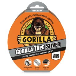Gorilla Tape Silver 32 m x 48 mm szürke ragasztószalag csomagolása kültéri és beltéri javításra
