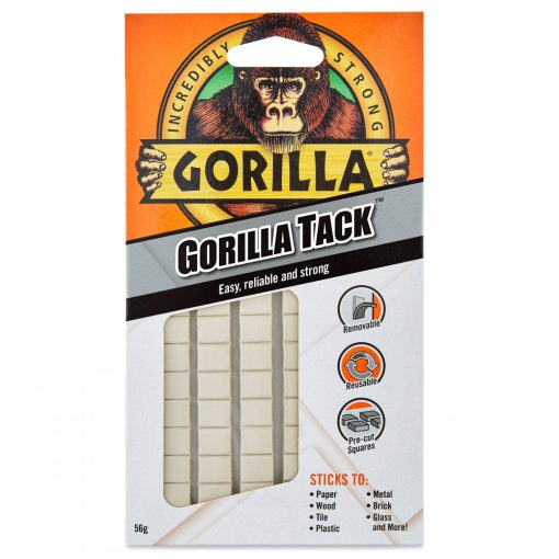 Gorilla Tack Gyurmaragasztó Kockák Újrahasználható 84db/csomag 