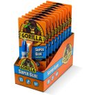 Gorilla Super Glue 2x3g display csomag – nagy kiszerelésű boltba helyezhető állványos csomagolás