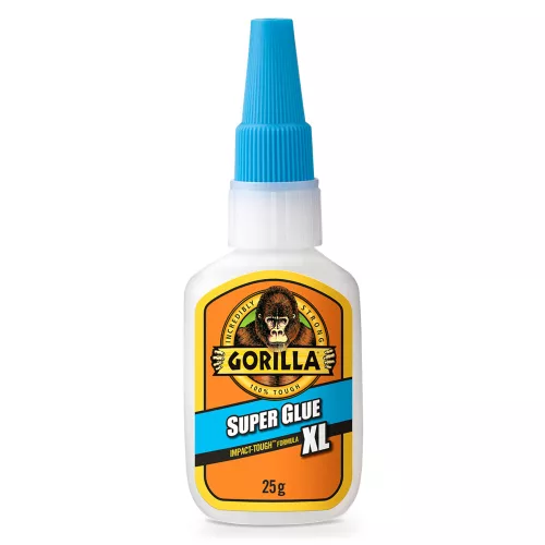 Gorilla Super Glue XL 25g tubus – precíz adagolású, nagy kiszerelésű szuperragasztó