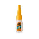 Gorilla Super Glue Brush & Nozzle 10g – sárga kupakos ragasztó kétféle applikátorral: kefe és fúvóka