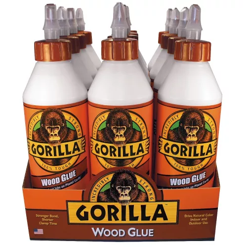 Gorilla Wood Glue faragasztó 236 ml-es flakon többdarabos eladási csomagolásban