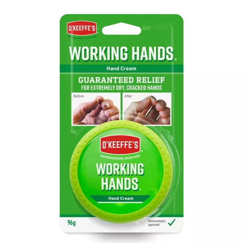 O’Keeffe’s Working Hands Moisturising Hand Cream for Dry, Cracked Skin – Jar 96 g