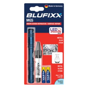   Blufixx MGS fényre megkeményedő javító gél szett - fém,üveg és kő anyagokhoz