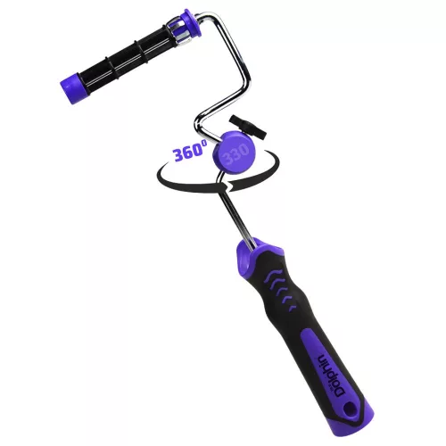 Blue Dolphin 360 fokban forgó festőhenger nyél 10 cm mini festőhengerhez