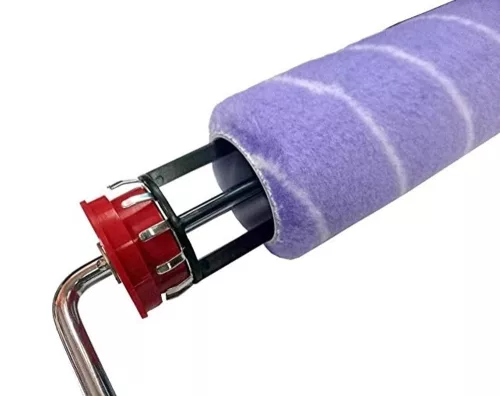 Mini festőhenger nyél 10 cm hengerrel, stabil csatlakozás festéshez