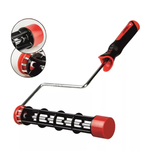 Professzionális festőhenger nyél fém kerettel és csapágyazott henger tartóval