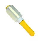 Blue Dolphin mini hand stretch film, transparent, with plastic dispenser, 100 mm × 0.2 kg