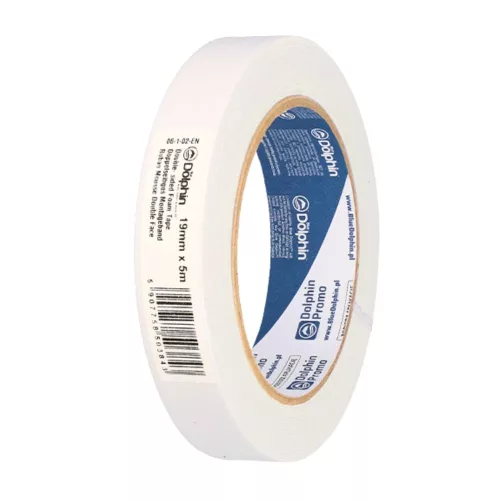 Blue Dolphin Foam Tape szivacsos kétoldalas ragasztószalag 19 mm × 5 m – csomagolt kivitel