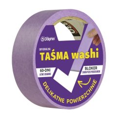   Blue Dolphin WASHI Sensitive festő-maszkoló szalag 60 napos lila rizspapír 29mmx25m