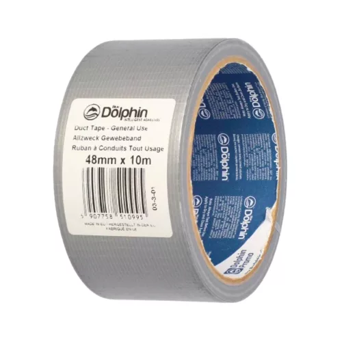 Blue Dolphin duct tape adhesive tape grey 190 micron 48 mm × 10 m