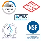 NSF WRAS DVGW és PZH tanúsítványokkal rendelkező csőmenet tömítő anyag