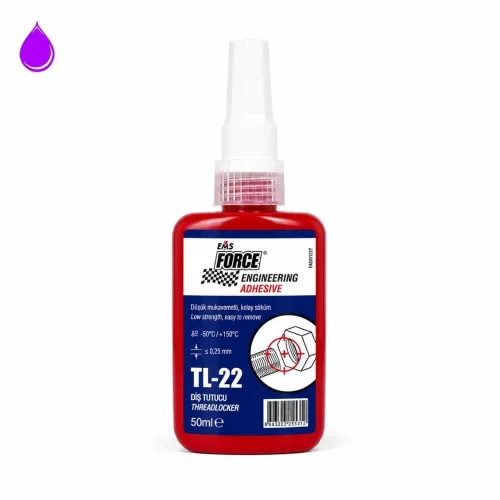Kis szilárdságú menetrögzítő csavarok és menetes kötések kilazulásának megakadályozására 50ml