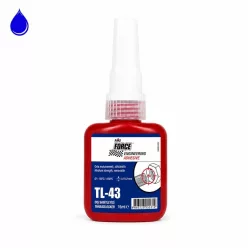 EMS Force TL-43 közepes szilárdságú csavar- és menetrögzítő ragasztó 15 ml oldható menetes kötésekhez