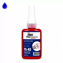 EMS Force TL-43 közepes szilárdságú csavar- és menetrögzítő 50 ml oldható menetes kötésekhez