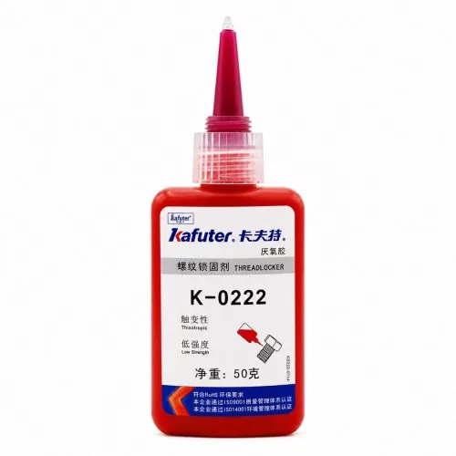 Kafuter Threadlocker K-0222 csavarrögzítő nyitott adagolócsőrrel a pontos felhordáshoz