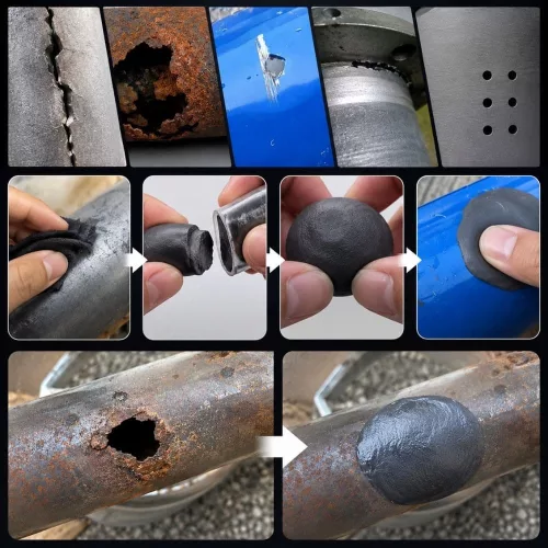 Kafuter K9117 epoxi acélgyurma fémek, repedések és rozsdás felületek tartós javításához