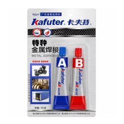 KAFUTER K964 kétkomponensű fémhegesztő epoxi ragasztó 50 g eredeti csomagolásban