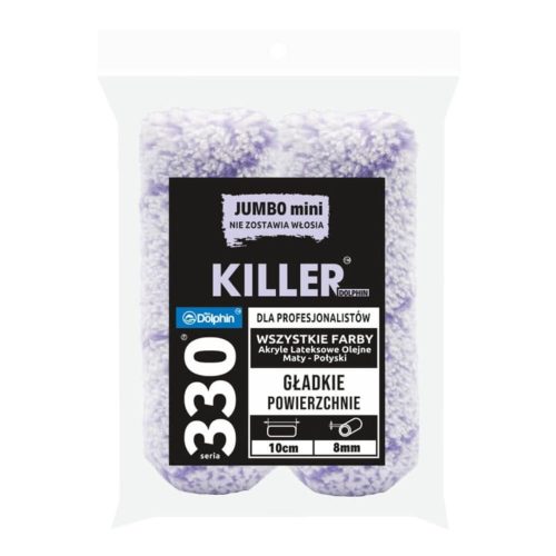 Blue Dolphin Killer Mini 8mm mikroszálas festőhenger 10cm  x 2db