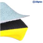 Blue Dolphin kézi tépőzáras csiszolóblokk szett, csiszolófelfogó, 10 db csiszolólappal, téglalap, 70x125 mm