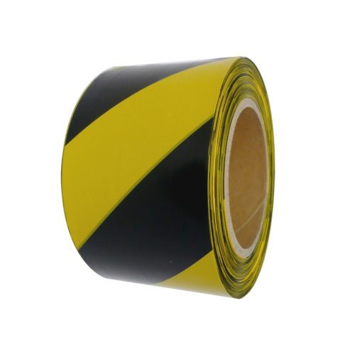 EuroTape Kordonszalag (jelölőszalag) sárga/fekete 75mmX250m